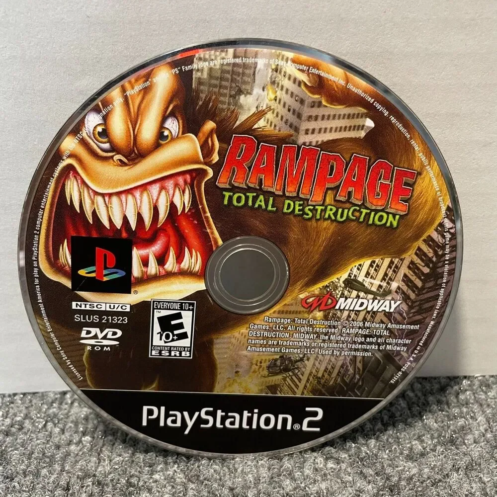 Rampage: Total Destruction (Sony PlayStation 2, 2006)